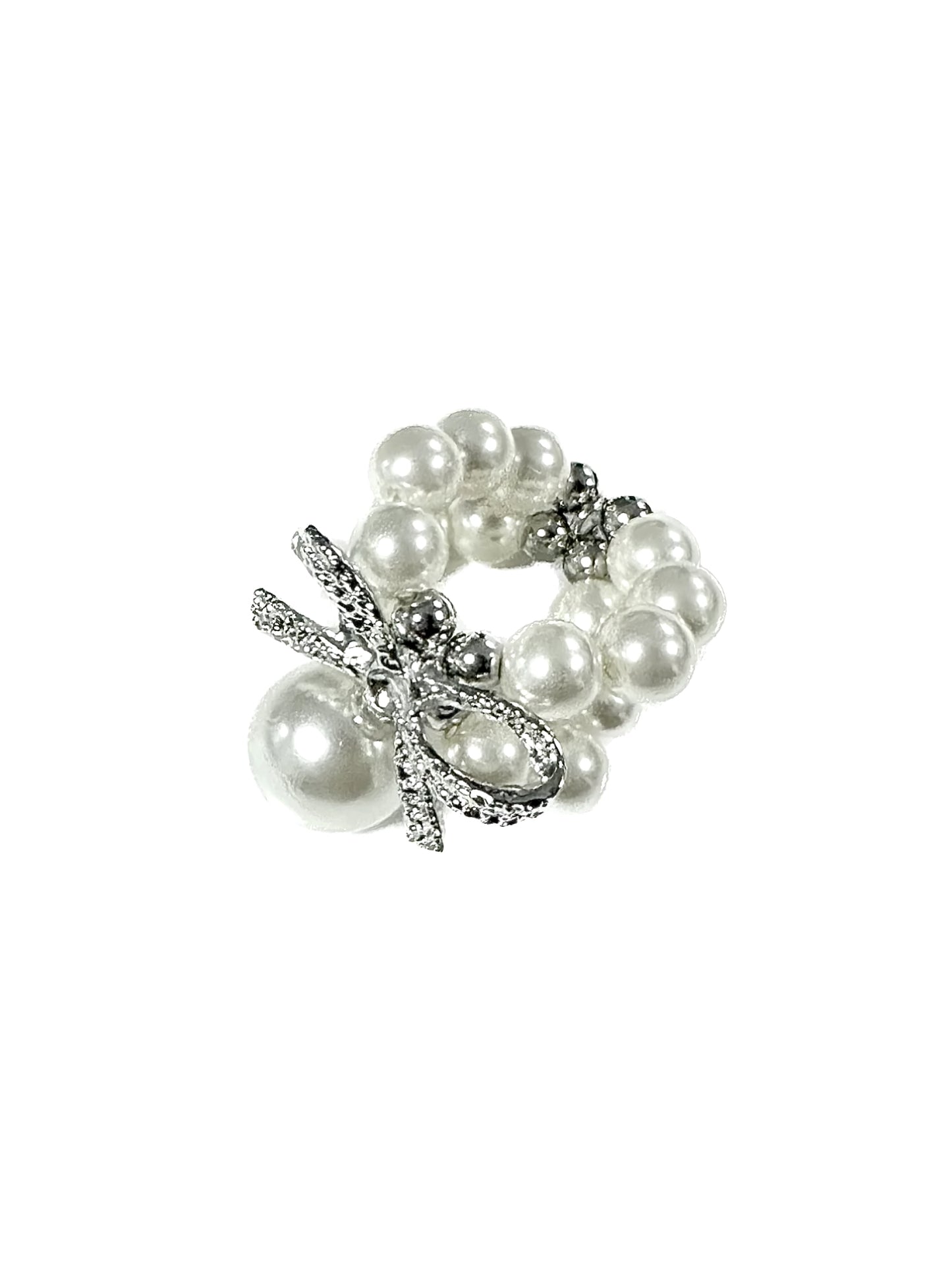 PEARL BOW RING