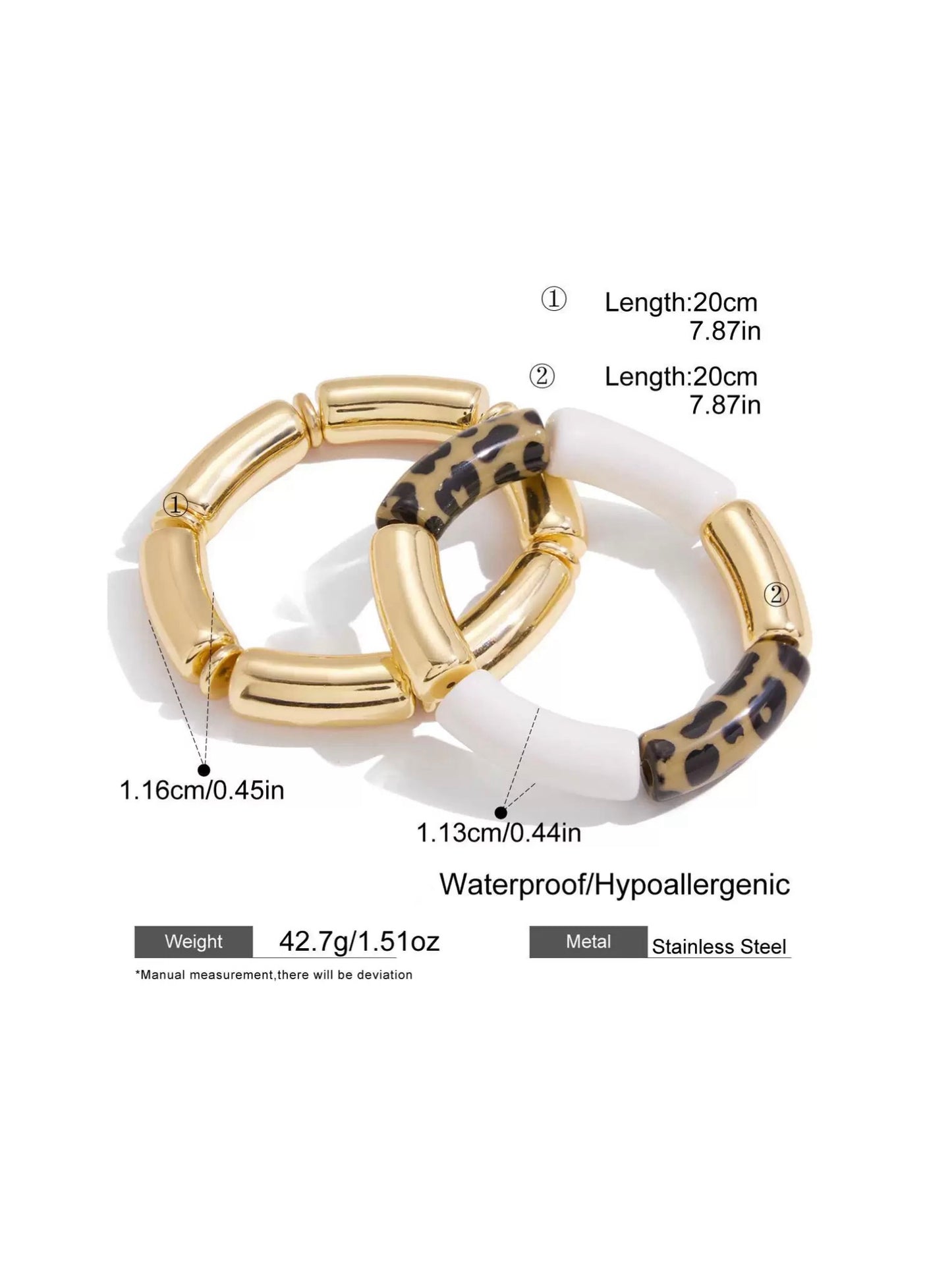 BROWN RESIN BRACELET