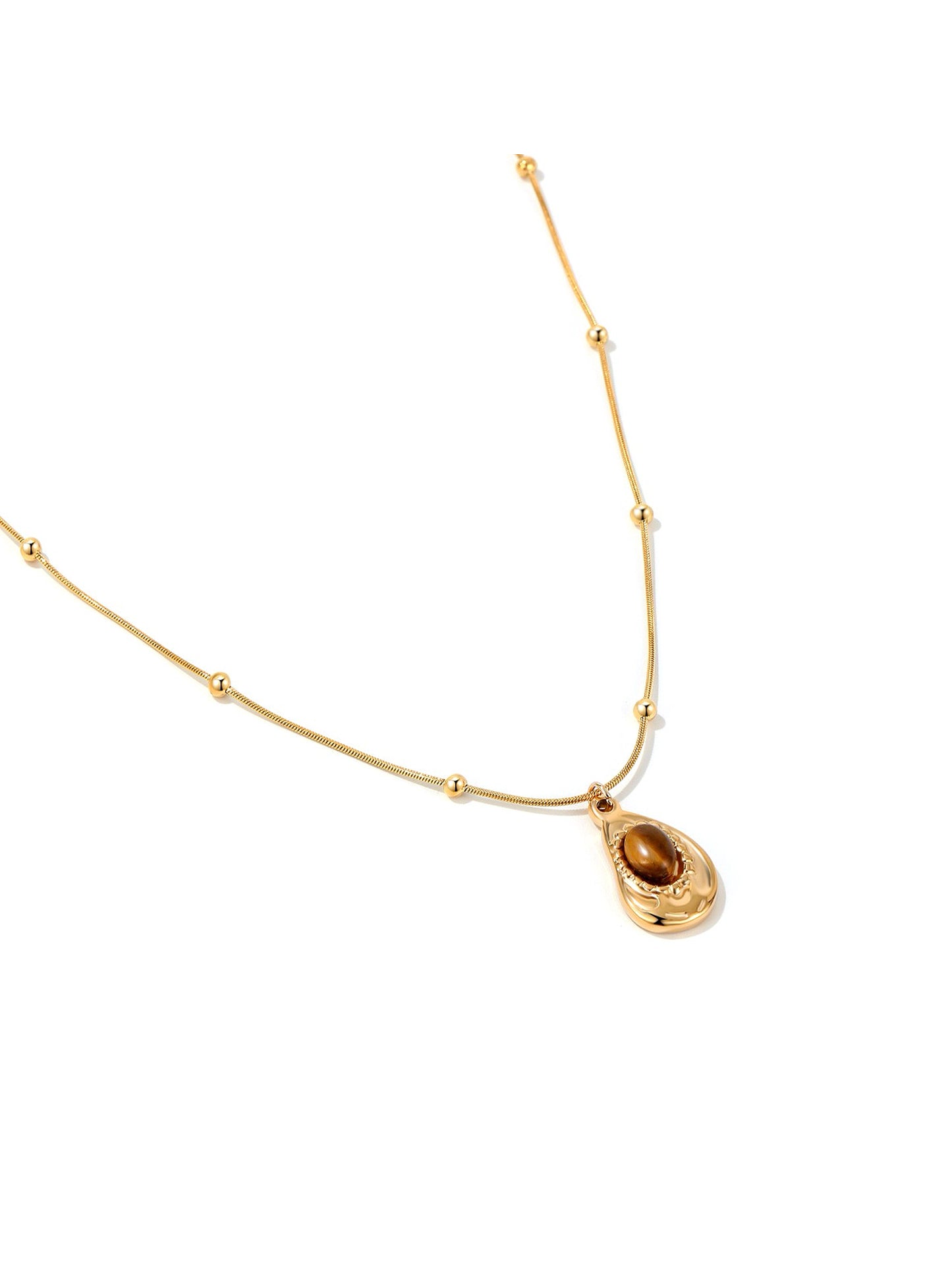 TIGER EYE STONE NECKLACE