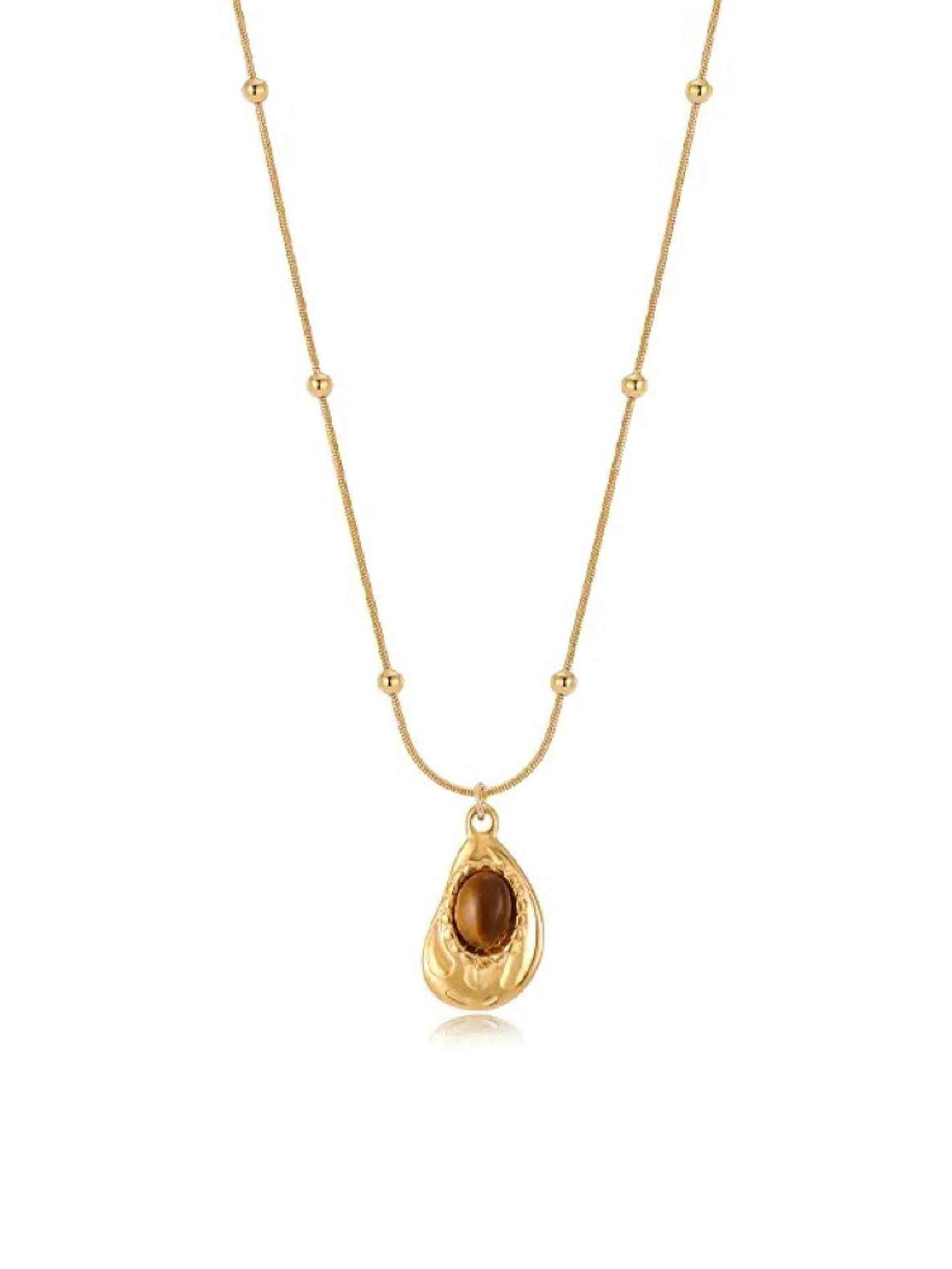 TIGER EYE STONE NECKLACE