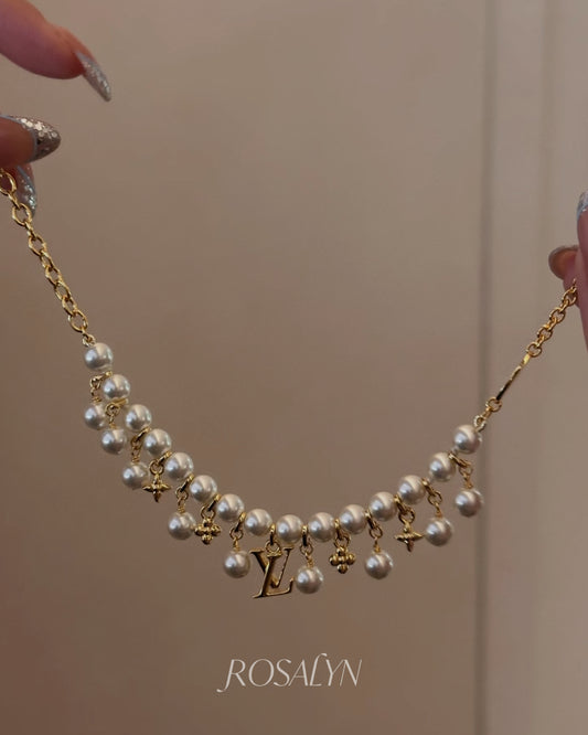 LU CLUSTER PEARL BRACELET
