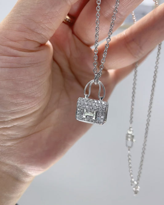 H BAG NECKLACE
