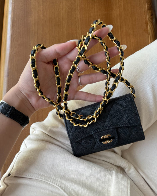 CC FLIP-TOP CHAIN BAG