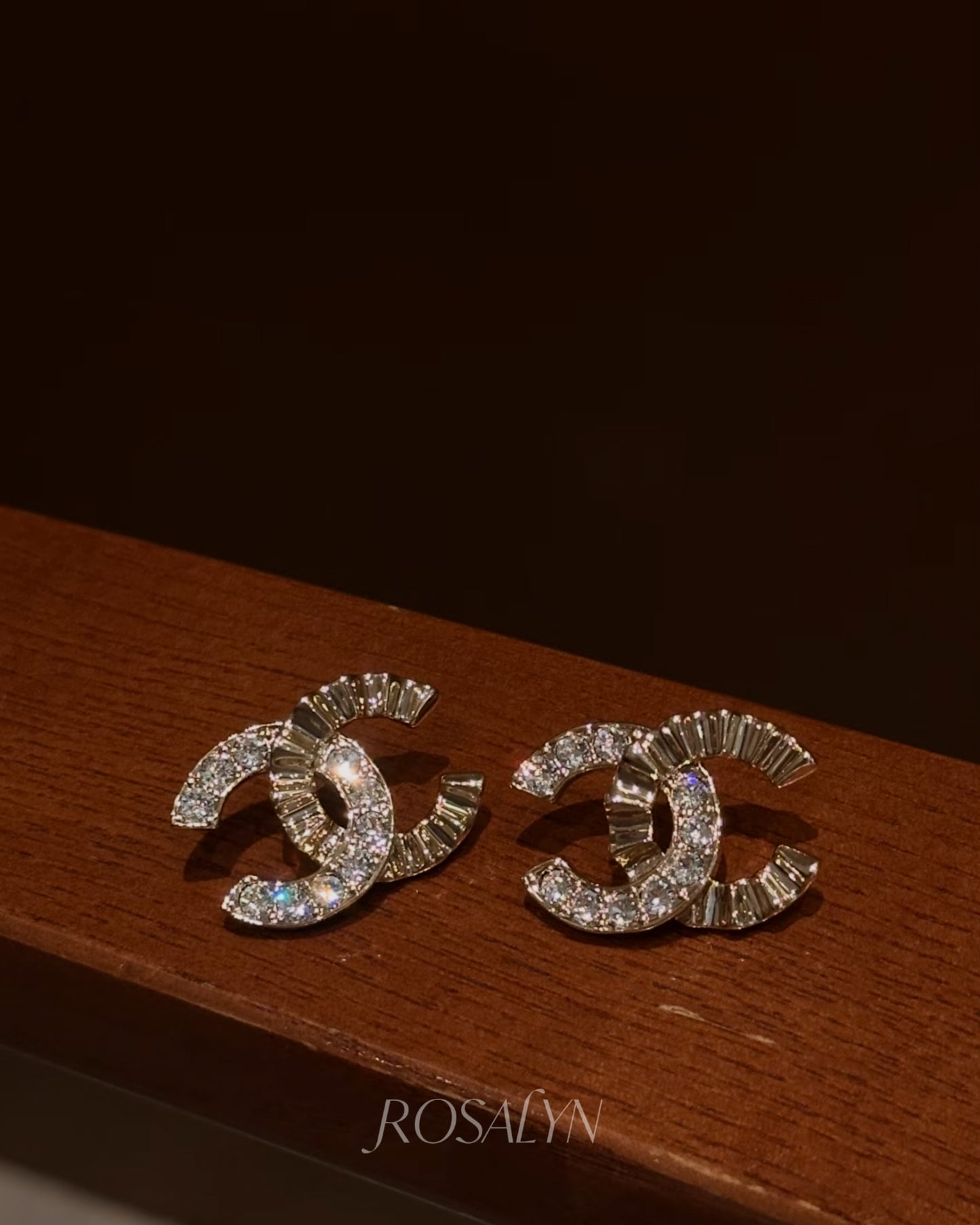 SPARKLING CC EARRINGS