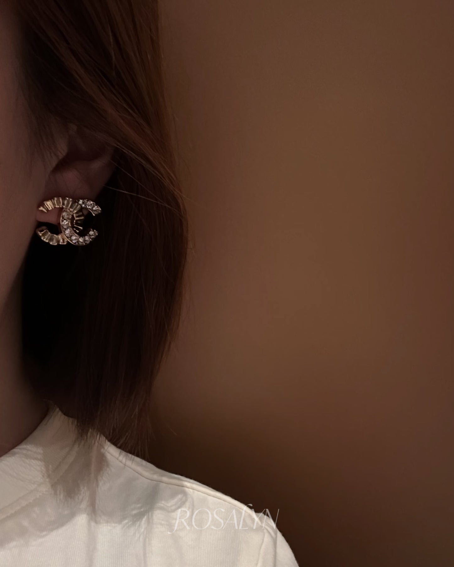 SPARKLING CC EARRINGS