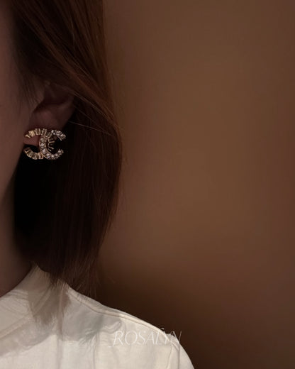 SPARKLING CC EARRINGS
