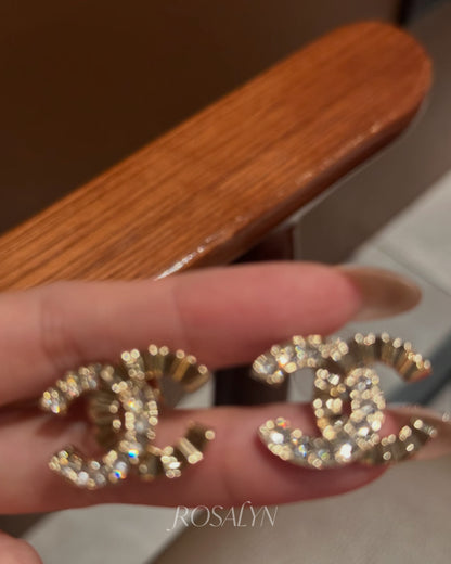 SPARKLING CC EARRINGS