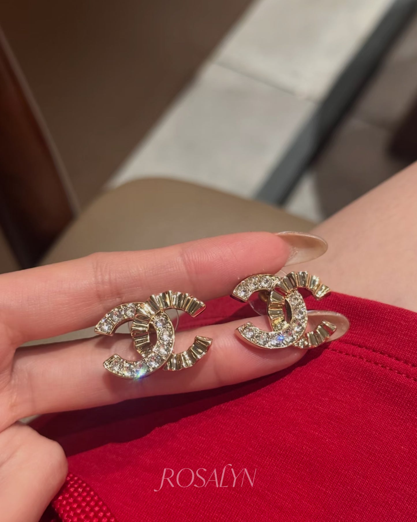 SPARKLING CC EARRINGS