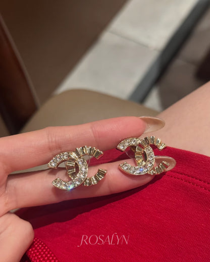 SPARKLING CC EARRINGS