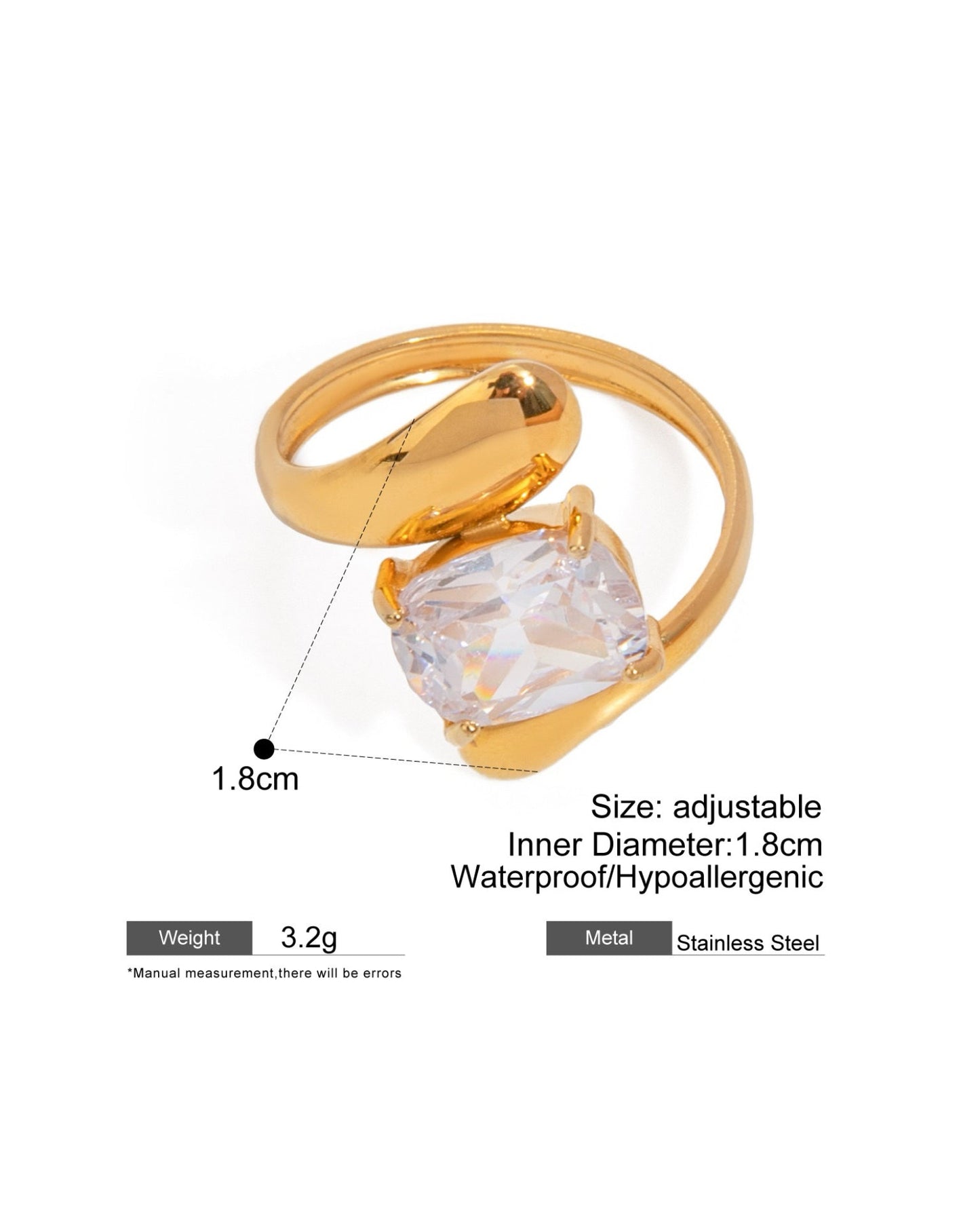 FLOWING DIAMOND RING