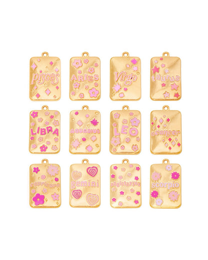 ZODIAC SIGN PATTERN NECKLACE