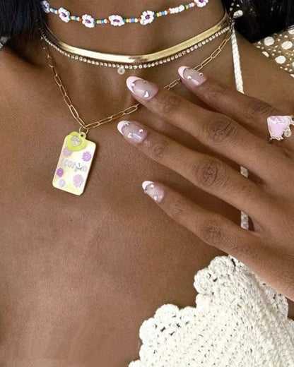 ZODIAC SIGN PATTERN NECKLACE