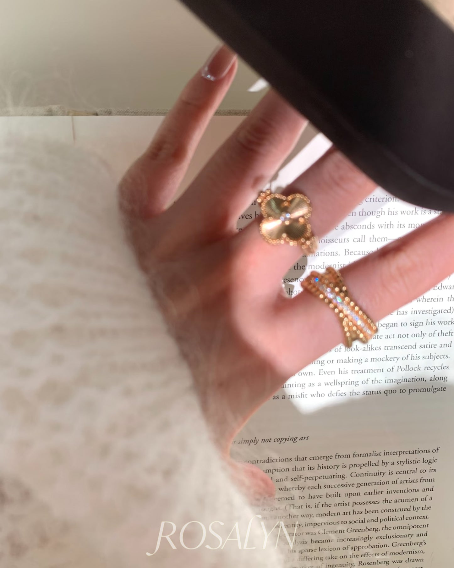 FOUR-LEAF CLOVER RING
