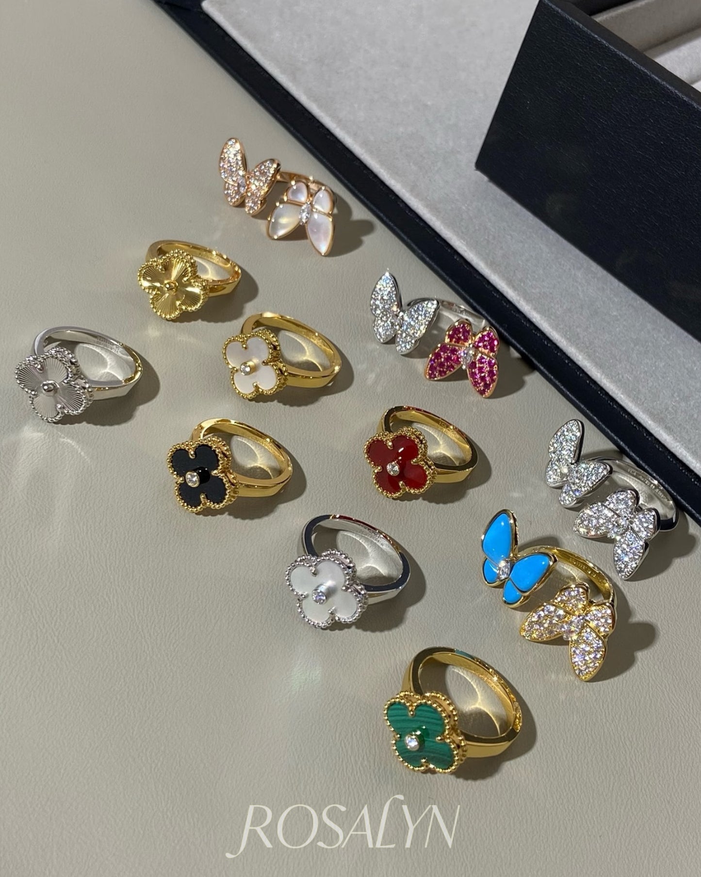 FOUR-LEAF CLOVER RING