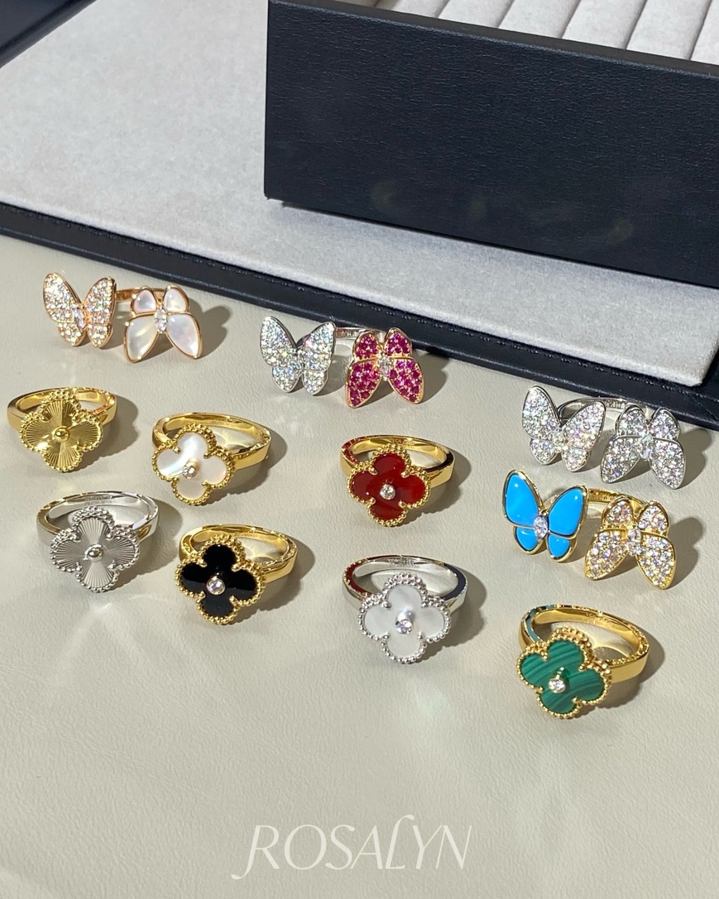 FOUR-LEAF CLOVER RING