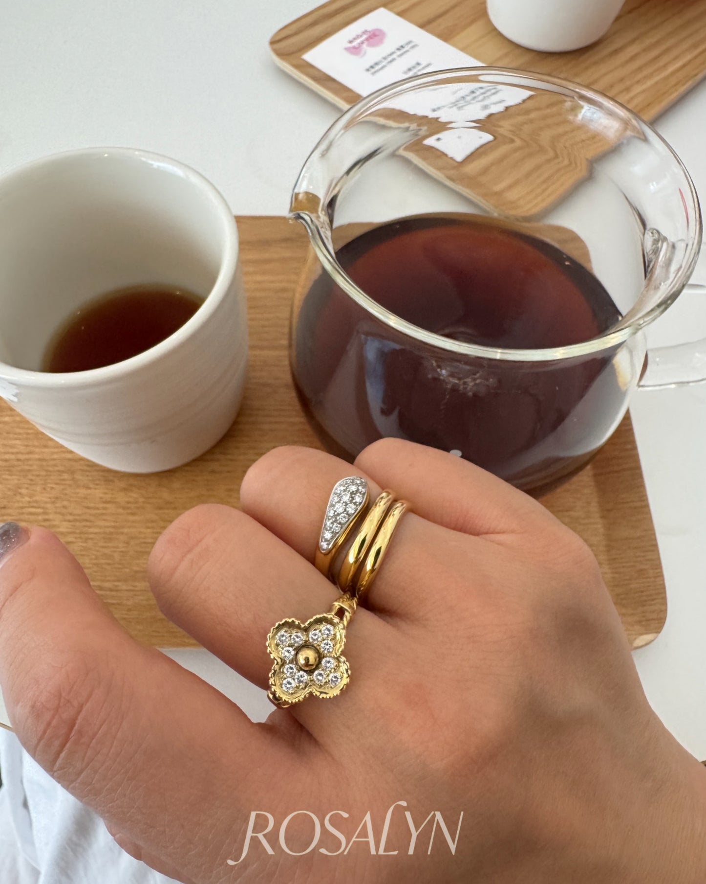 FOUR-LEAF CLOVER RING