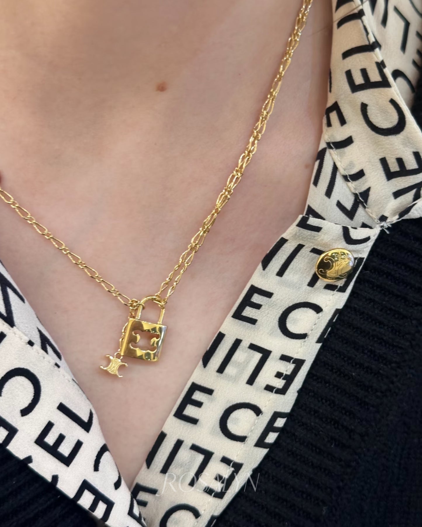 CE LOCK NECKLACE