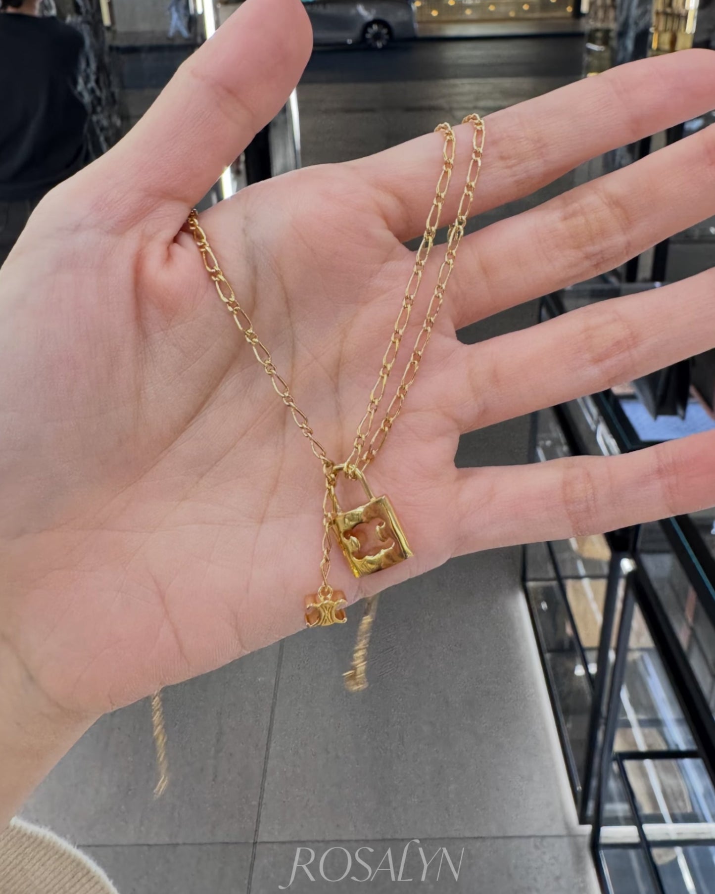 CE LOCK NECKLACE