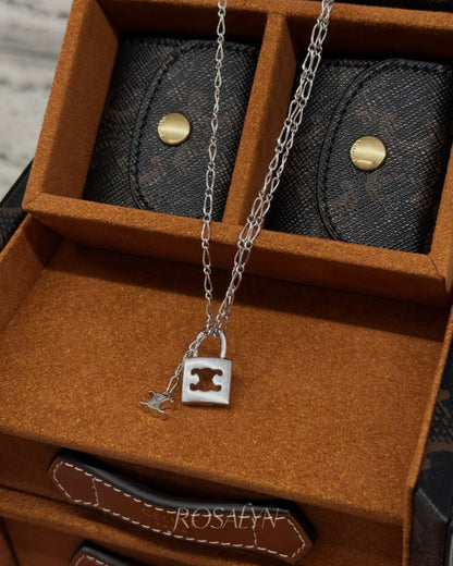 CE LOCK NECKLACE