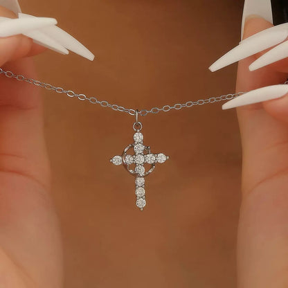 CROWN CROSS NECKLACE