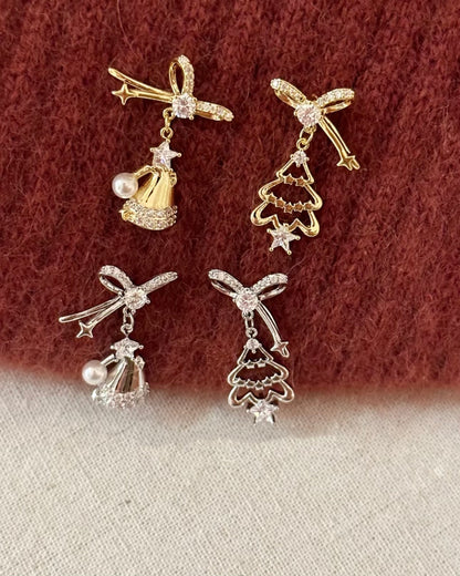 CHRISTMAS TREE EARRINGS