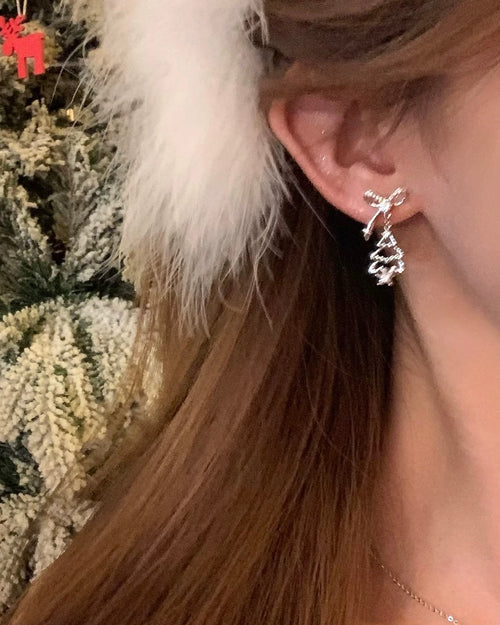 BOUCLES D'OREILLES SAPIN DE NOËL