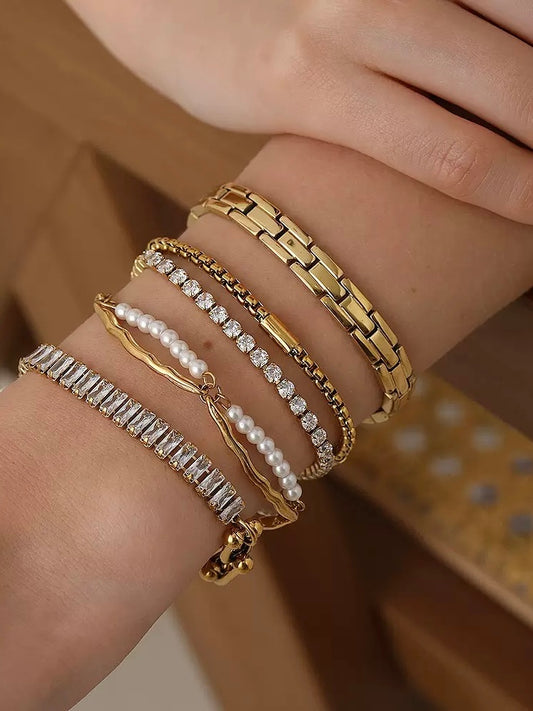 PEARL DOUBLE-LAYER BRACELET