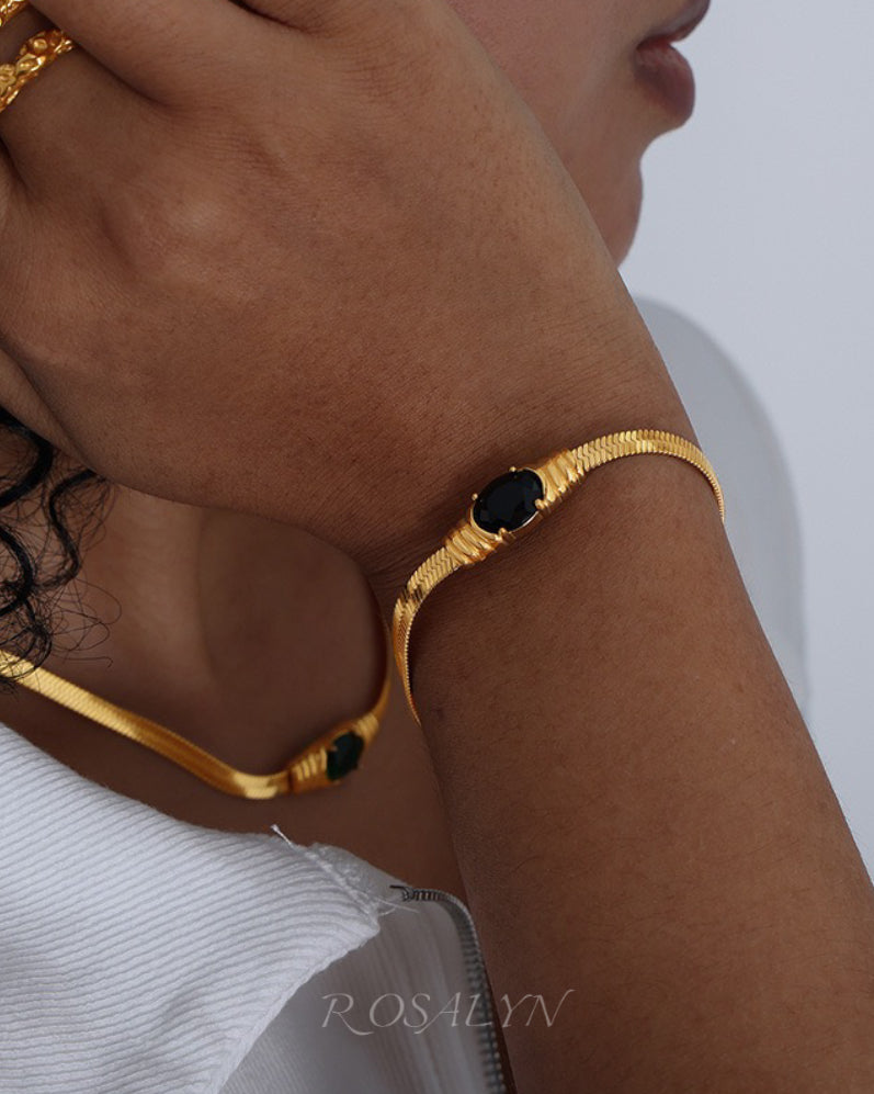 SNAKE BONE NECKLACE BRACELET