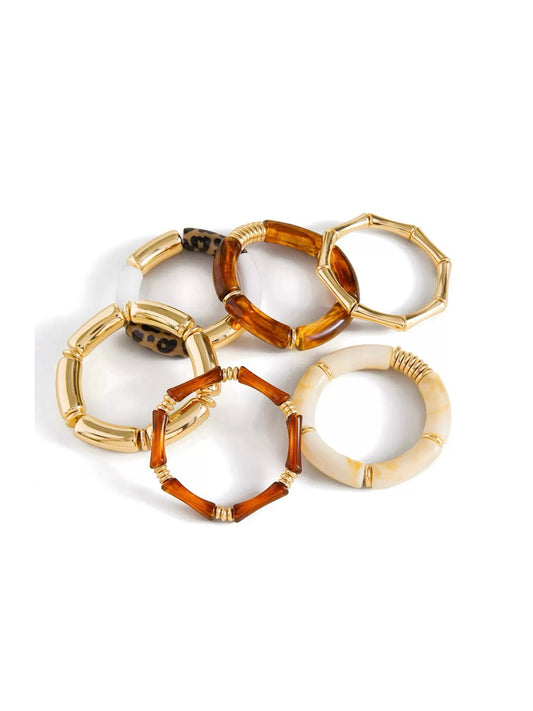 BROWN RESIN BRACELET