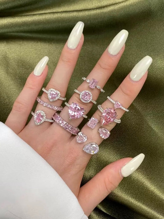MANY PINK RINGS