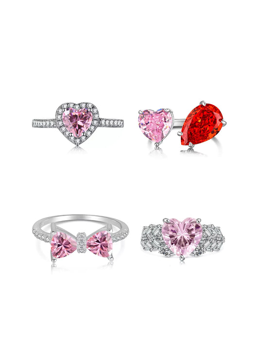 MANY PINK RINGS