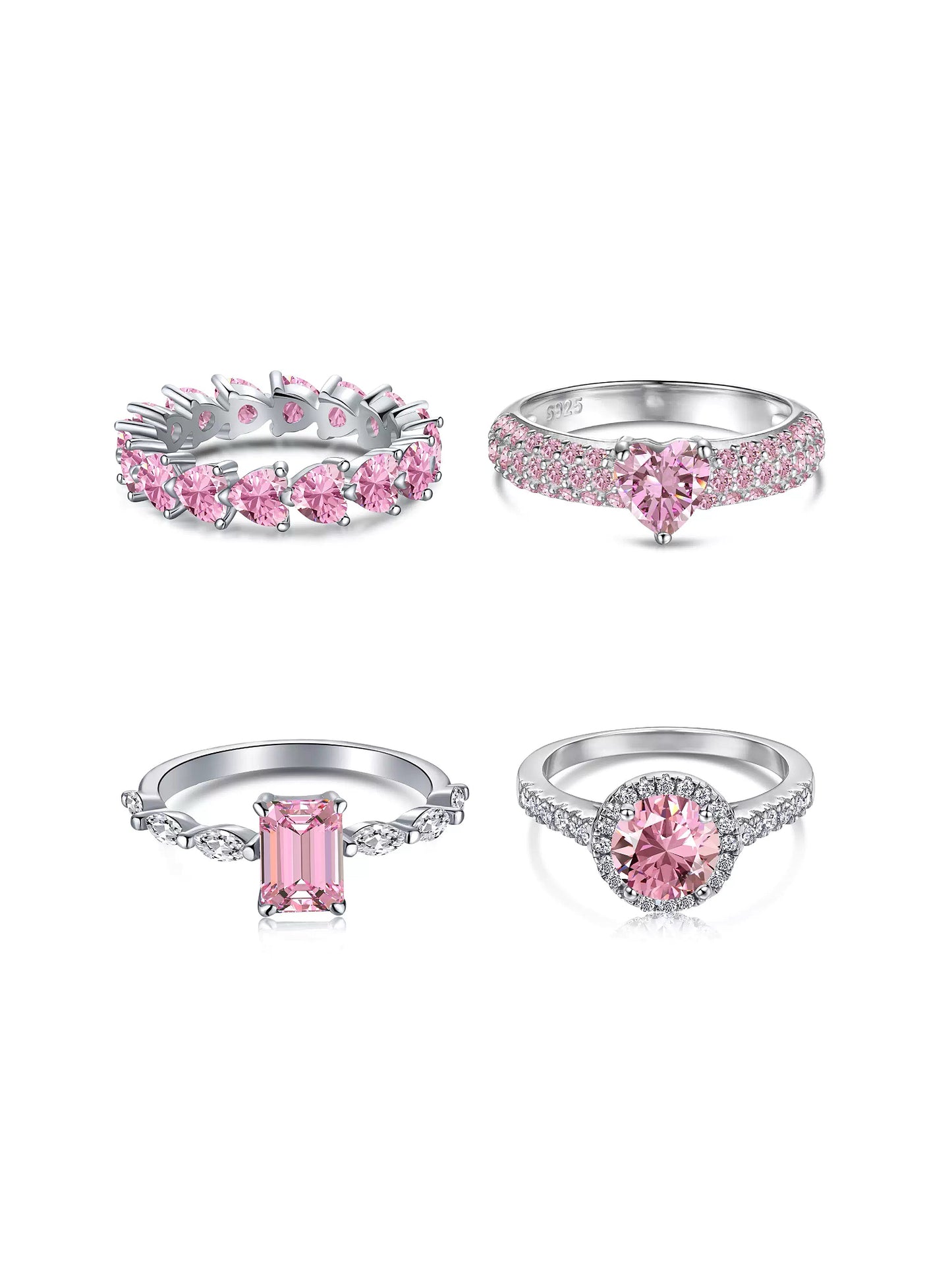 MANY PINK RINGS