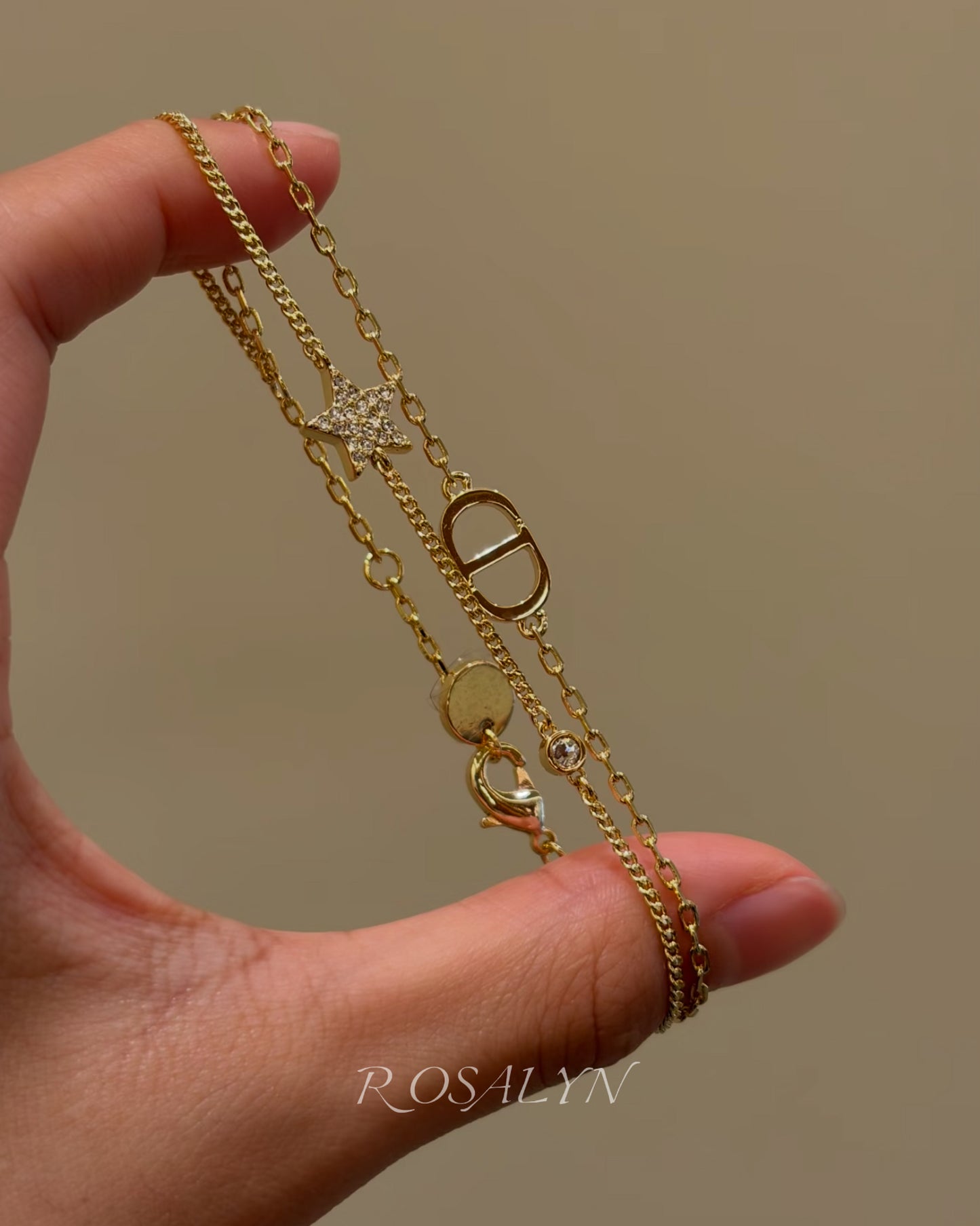 CD DOUBLE-LAYER BRACELET