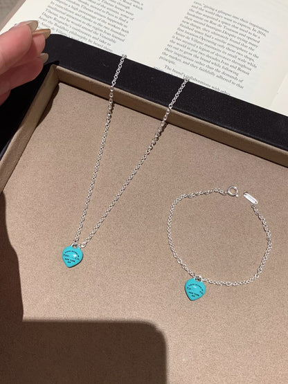 BLUE CANDY BEAN BRACELET