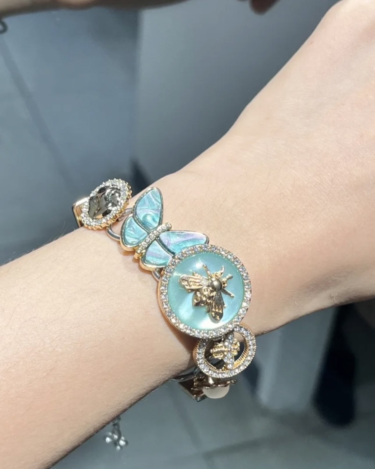 BLUE BEE BRACELET