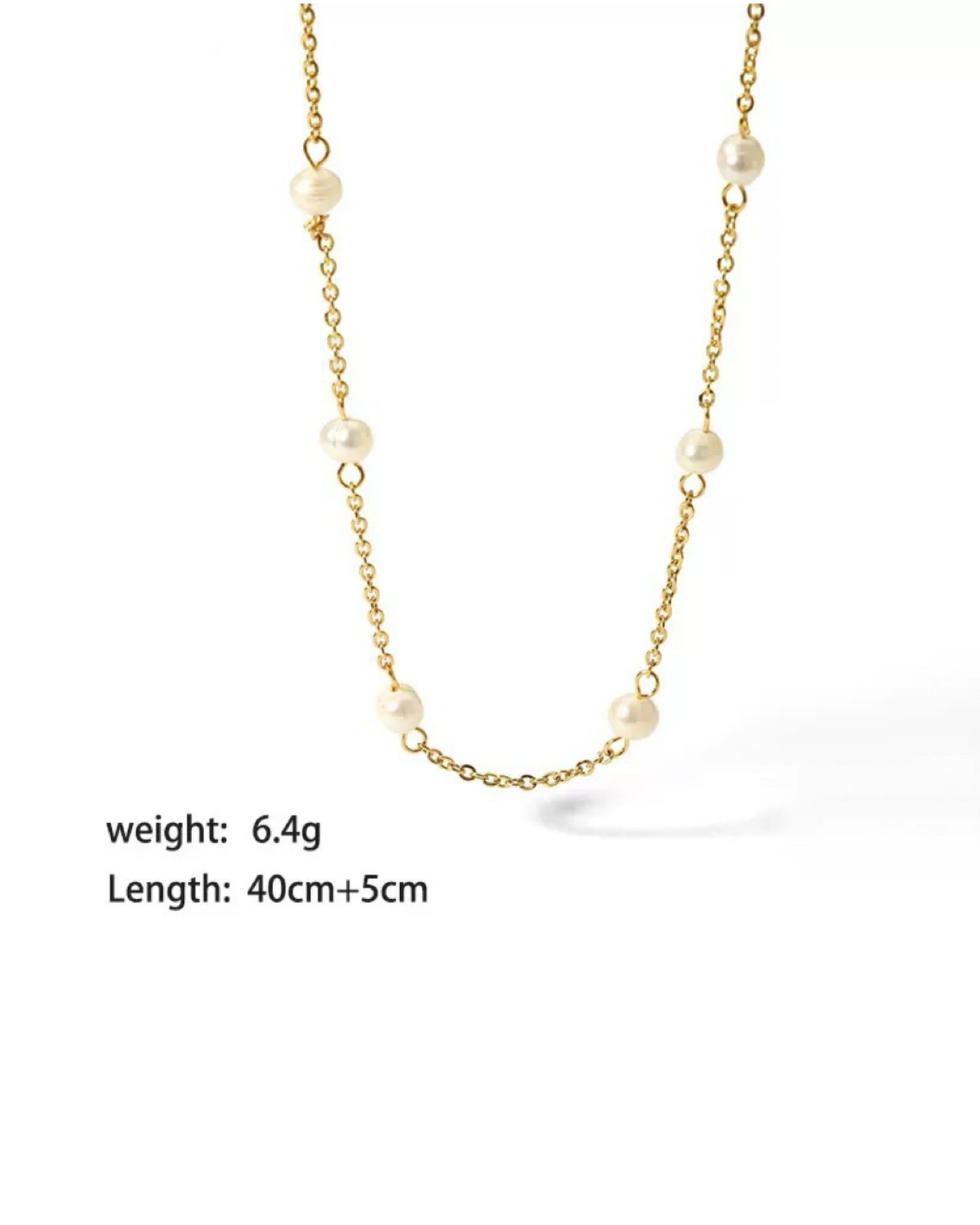 YO-SHAPED PEARL NECKLACE
