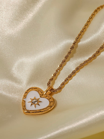 HEART'S STARLIGHT NECKLACE