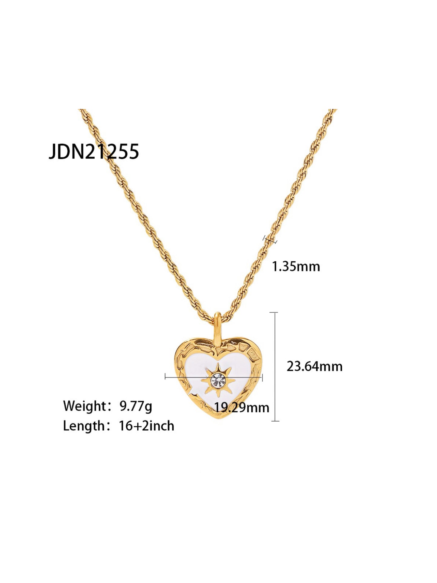 HEART'S STARLIGHT NECKLACE