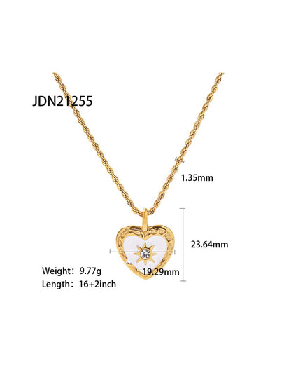 HEART'S STARLIGHT NECKLACE
