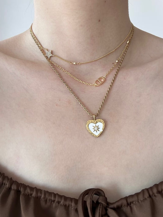 HEART'S STARLIGHT NECKLACE