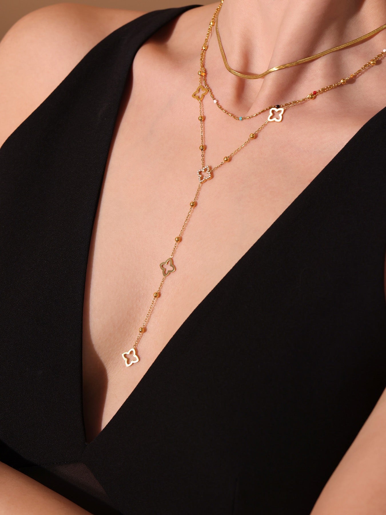 LUCKY FRINGE NECKLACE
