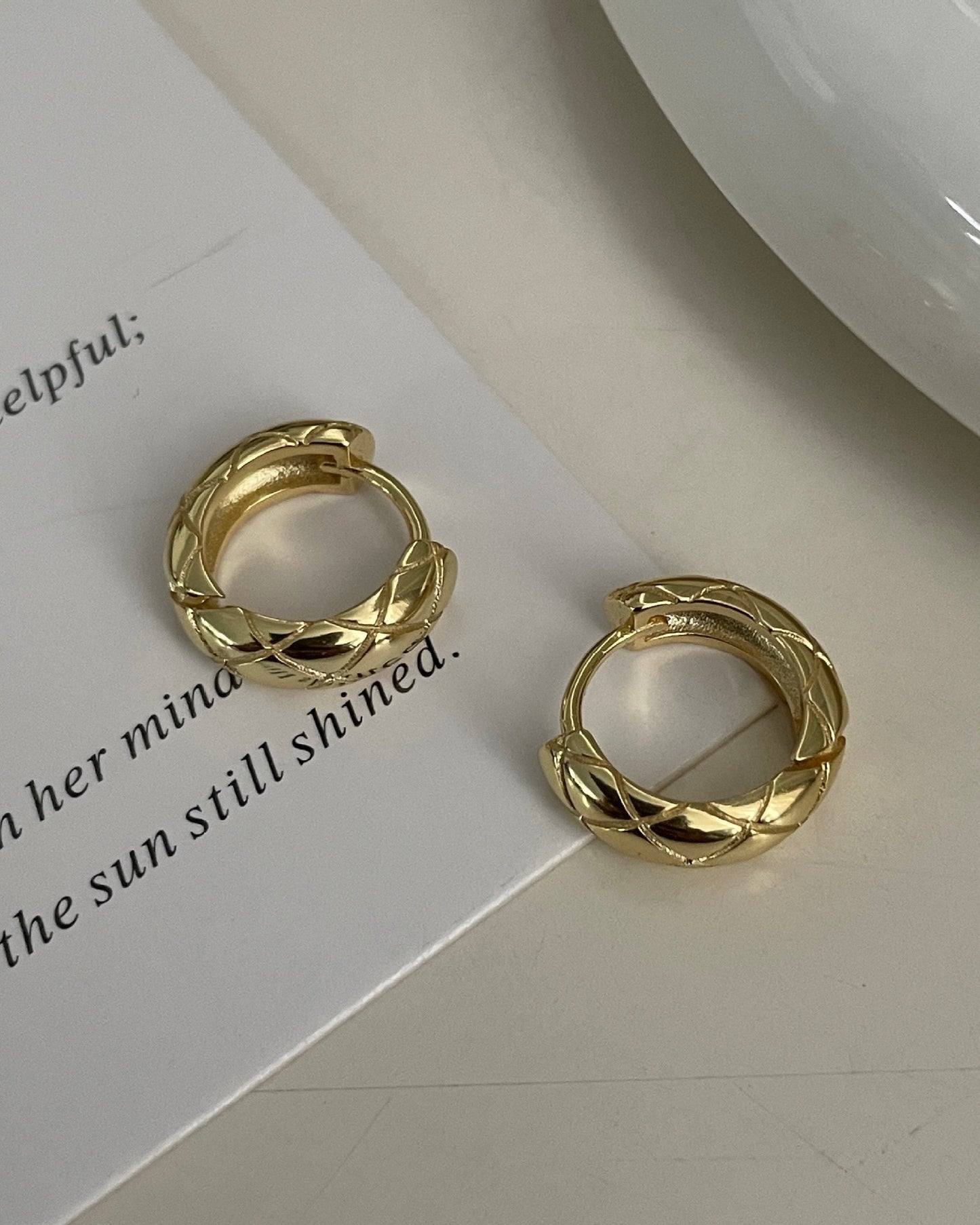 LATTICE EARRINGS