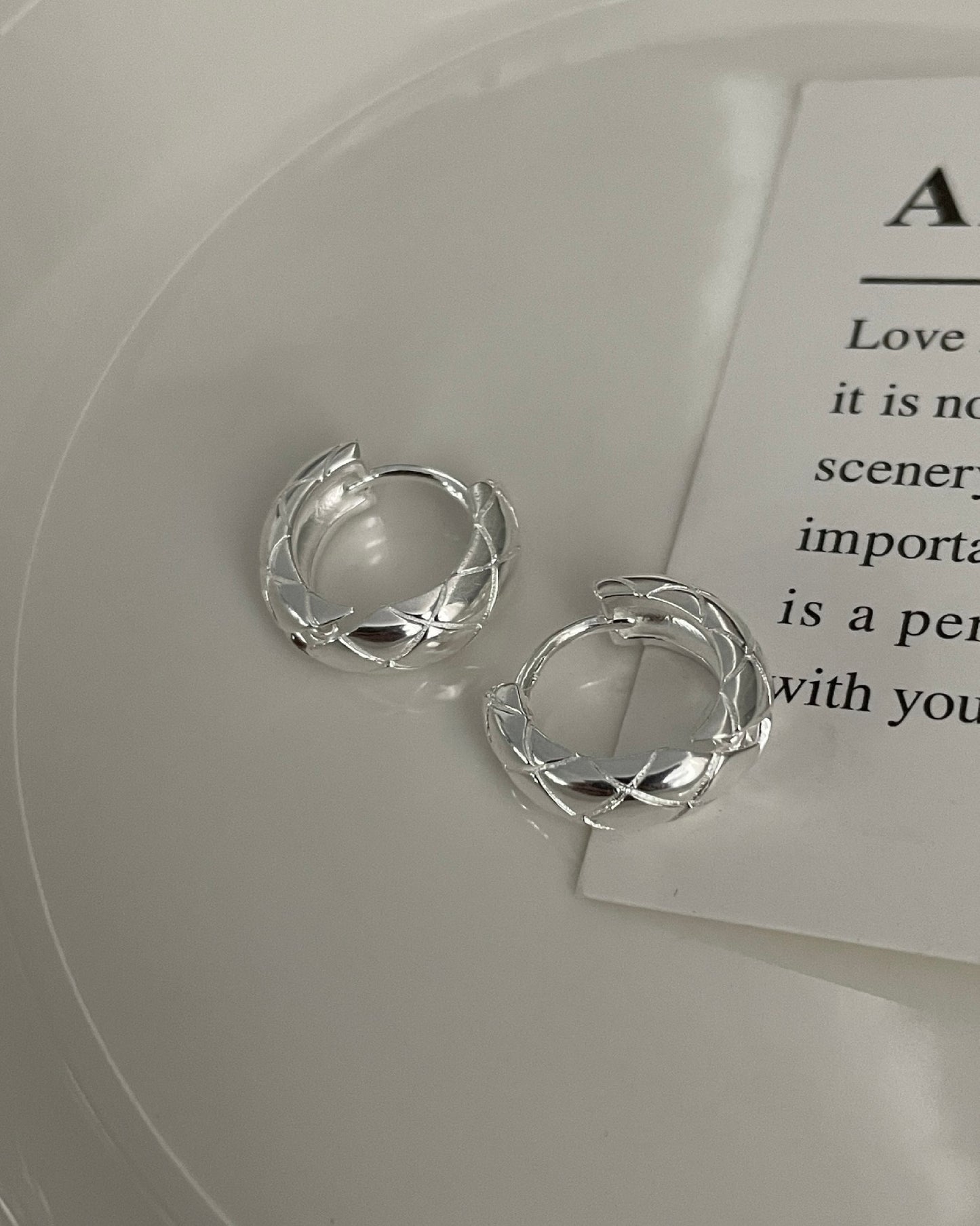 LATTICE EARRINGS
