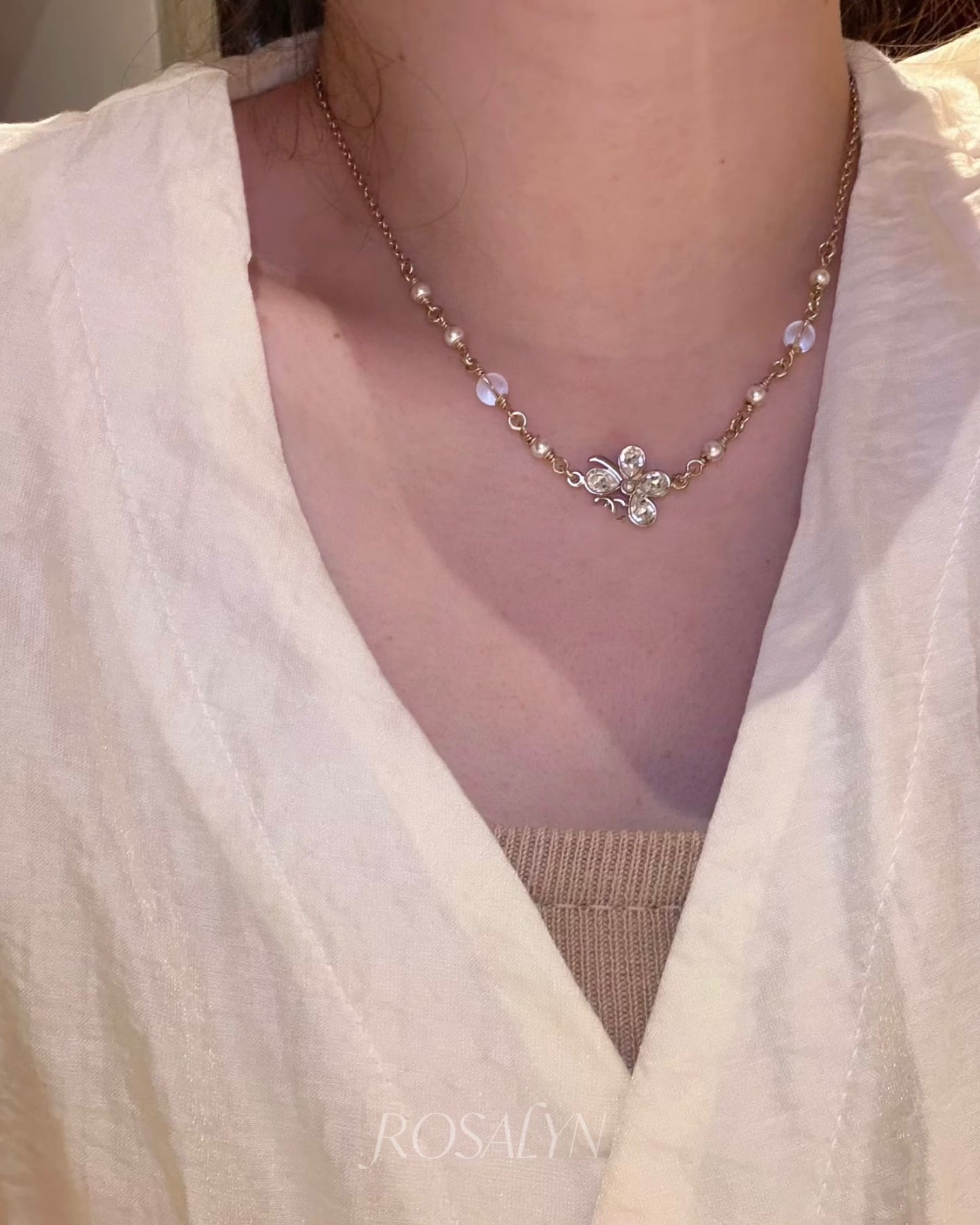 CC CAMELLIA NECKLACE