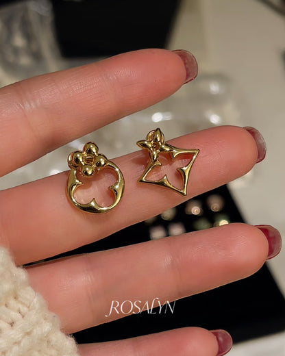 LULU ASYMMETRIC EARRINGS