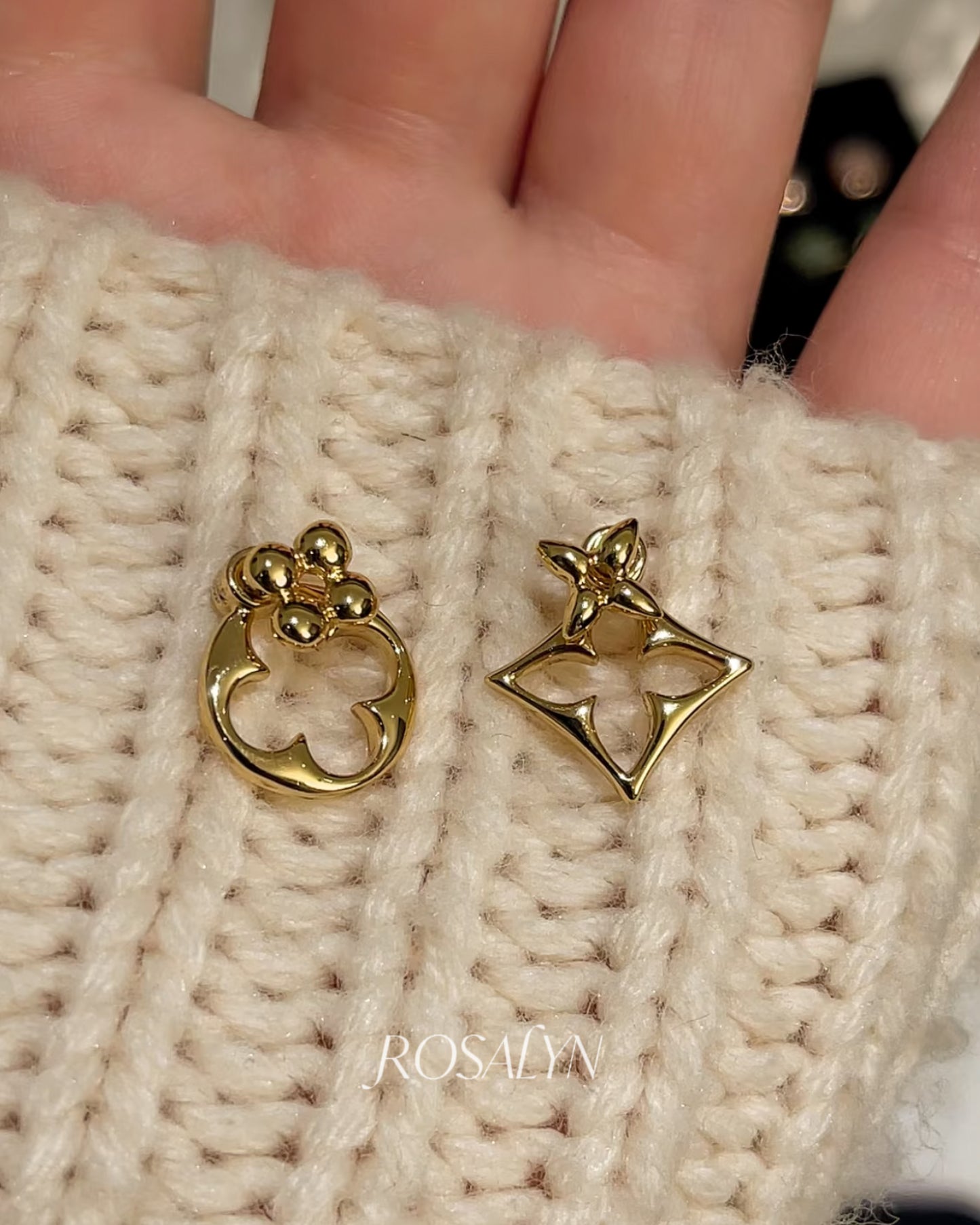 LULU ASYMMETRIC EARRINGS