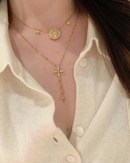 COLLIER ÉTOILE À HUIT BRANCHES