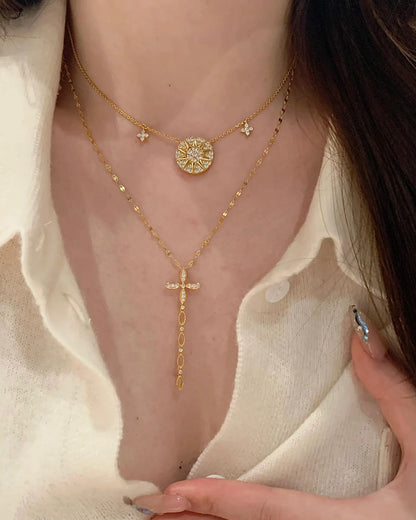 COLLIER ÉTOILE À HUIT BRANCHES