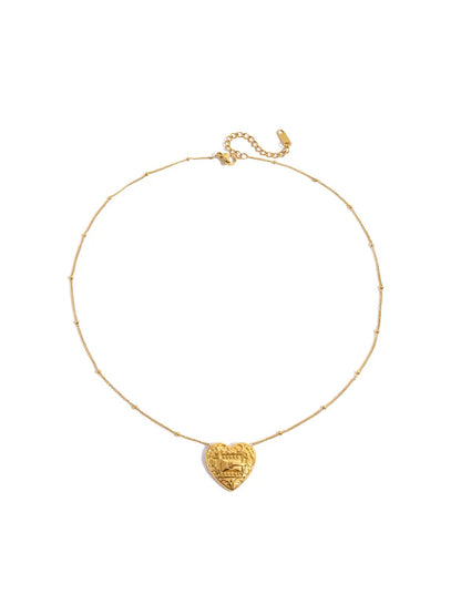 LOVE BUTTON NECKLACE