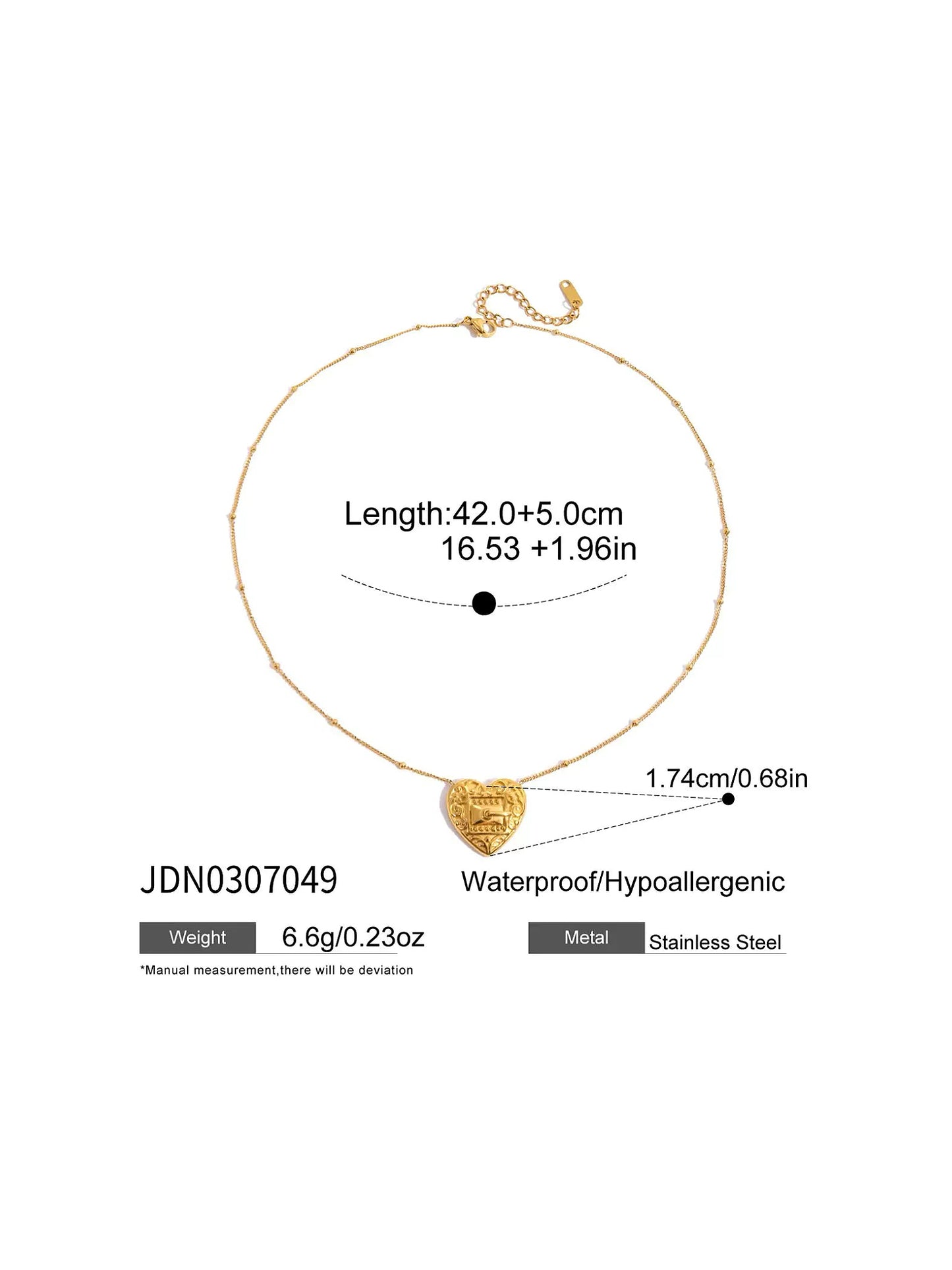 LOVE BUTTON NECKLACE